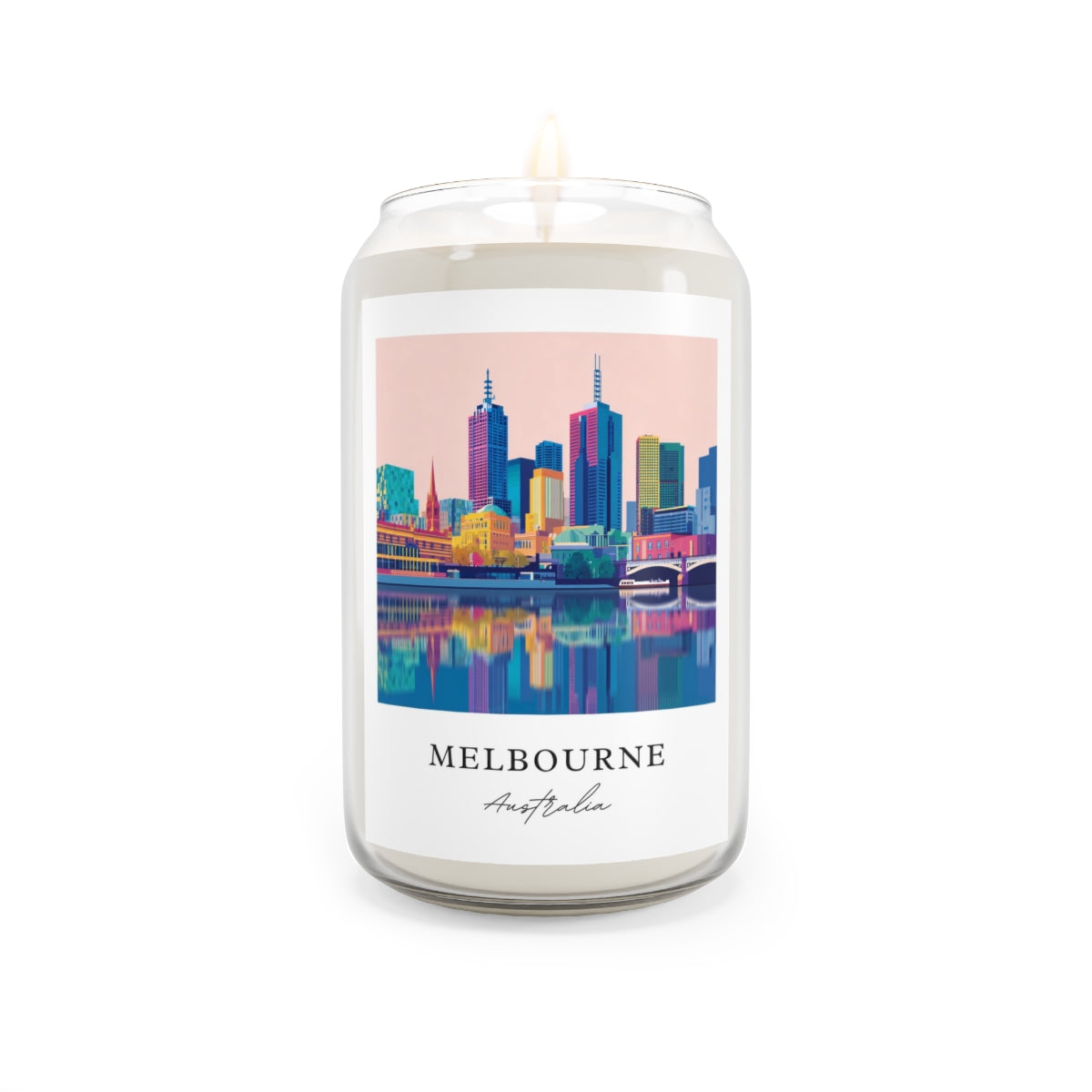 Melbourne, Australia scented soy candle