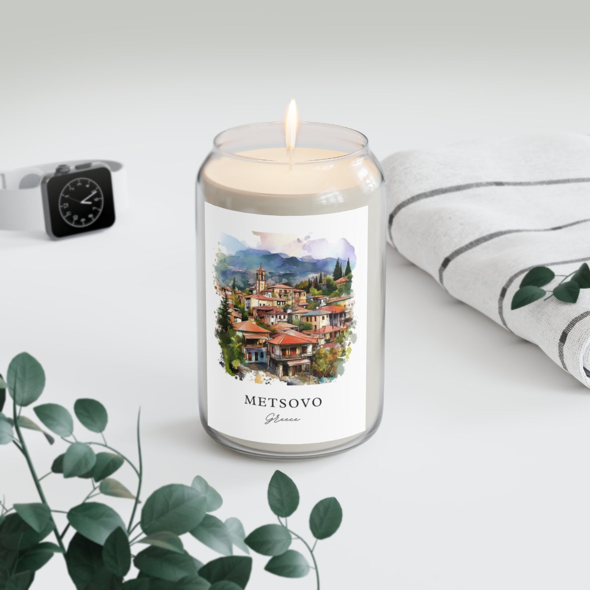 Metsovo, Greece scented soy candle