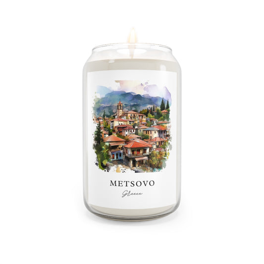 Metsovo, Greece scented soy candle