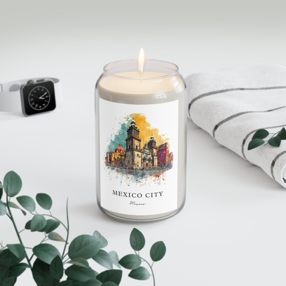 Mexico City, Mexico scented soy candle