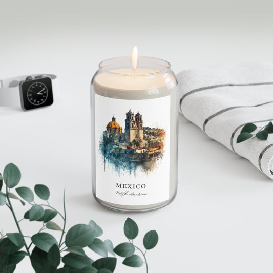 Mexico, North America scented soy candle