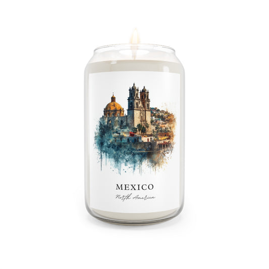 Mexico, North America scented soy candle