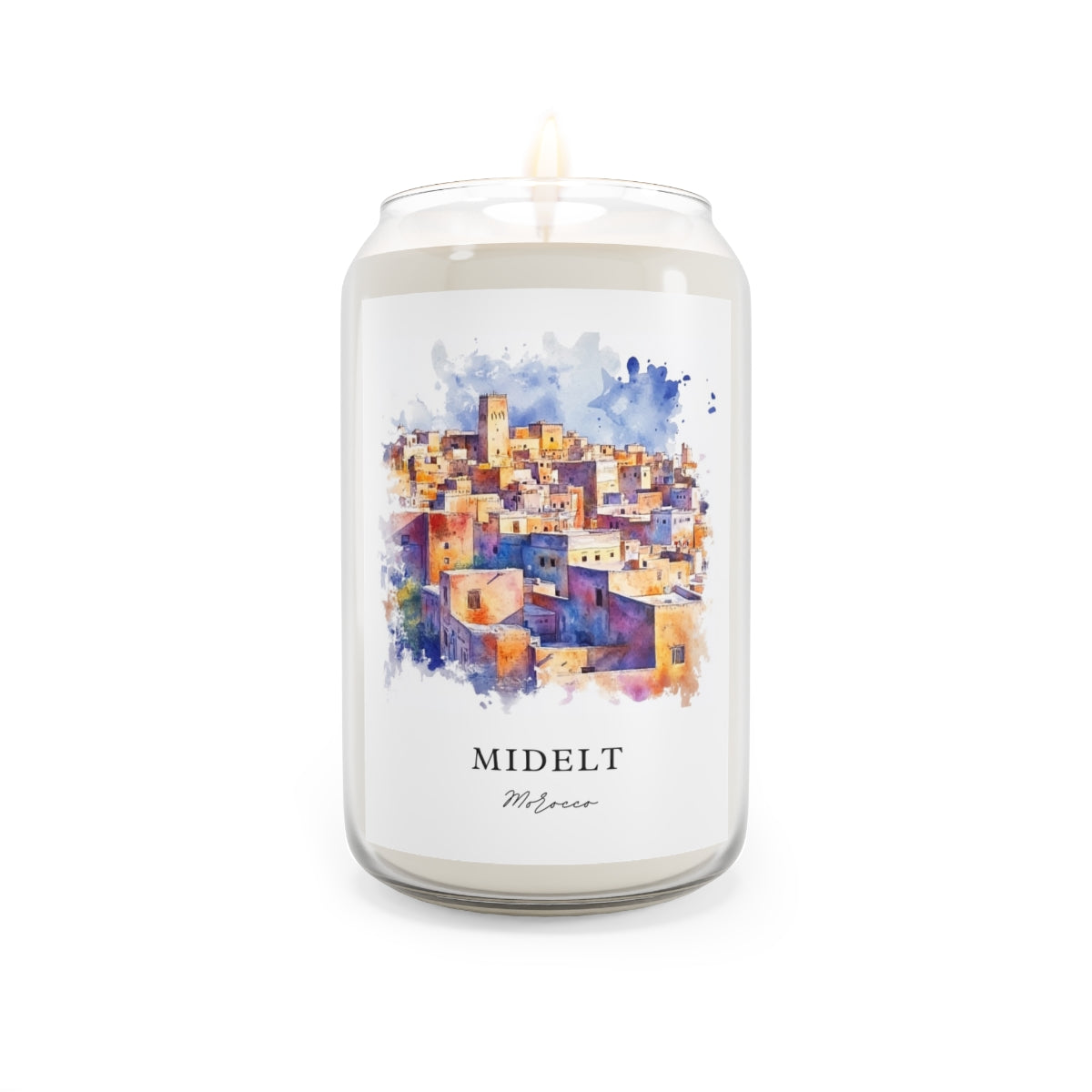 Midelt, Morocco scented soy candle