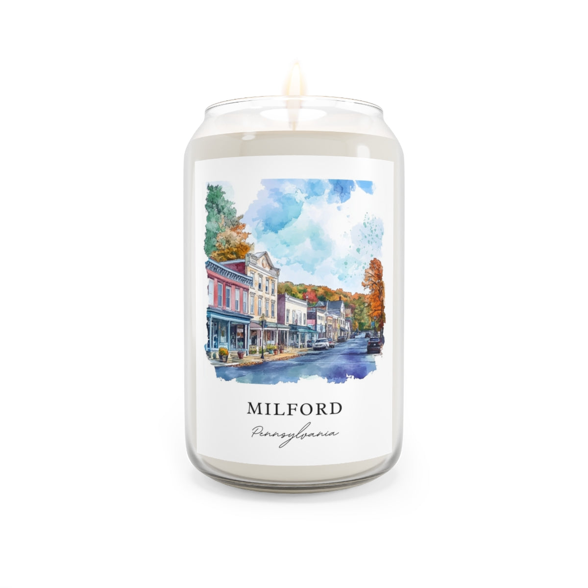 Milford, Pennsylvania scented soy candle