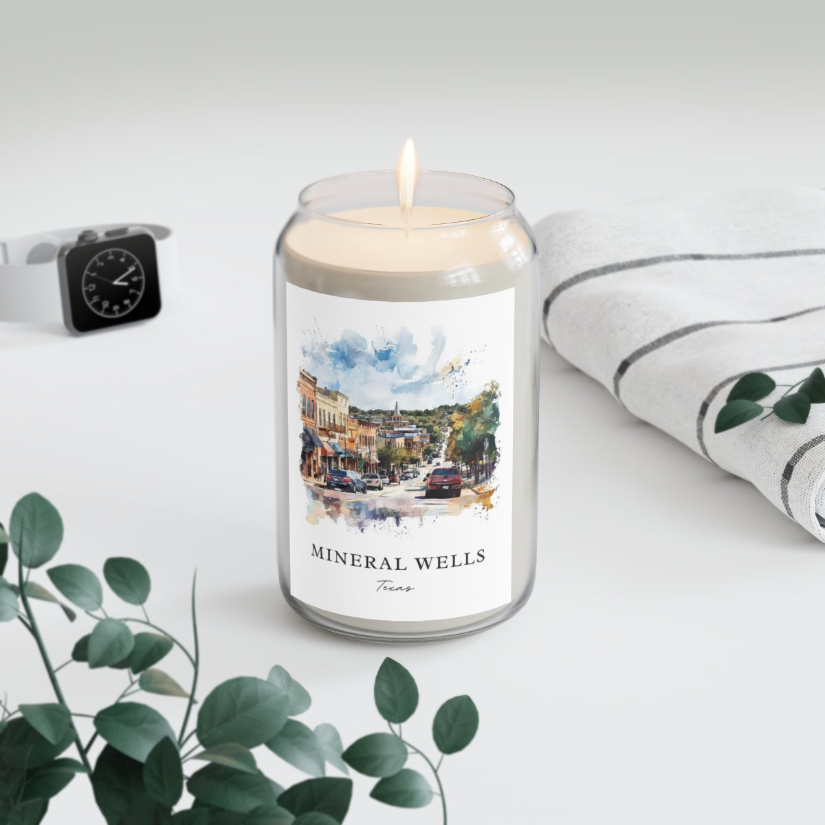 Mineral Wells, Texas scented soy candle