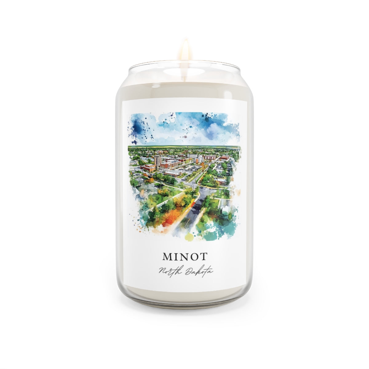 Minot, North Dakota scented soy candle