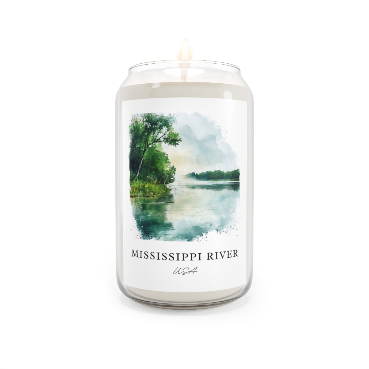 Mississippi River, USA scented soy candle
