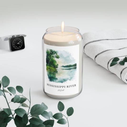 Mississippi River, USA scented soy candle