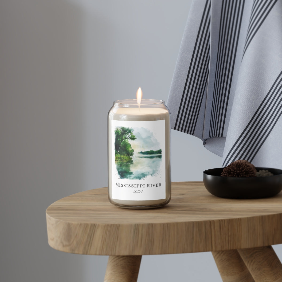 Mississippi River, USA scented soy candle