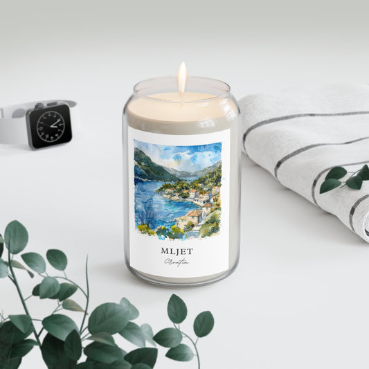 Mljet, Croatia scented soy candle