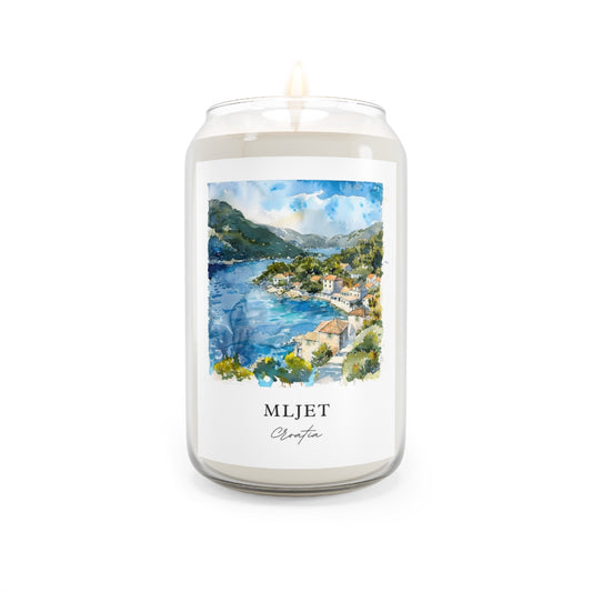 Mljet, Croatia scented soy candle