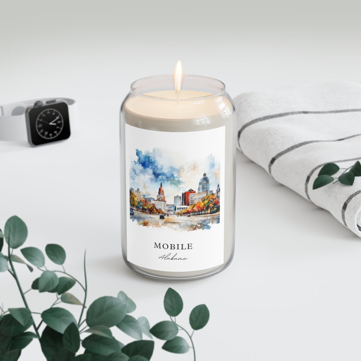 Mobile, Alabama scented soy candle