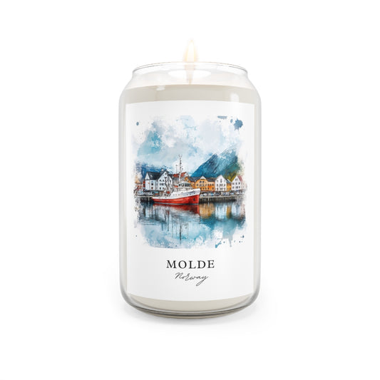 Molde, Norway scented soy candle
