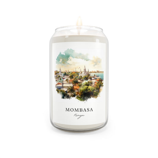 Mombasa, Kenya scented soy candle