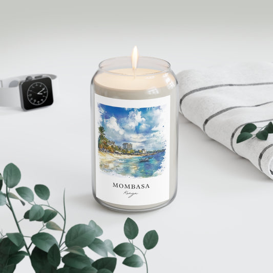 Mombasa, Kenya scented soy candle