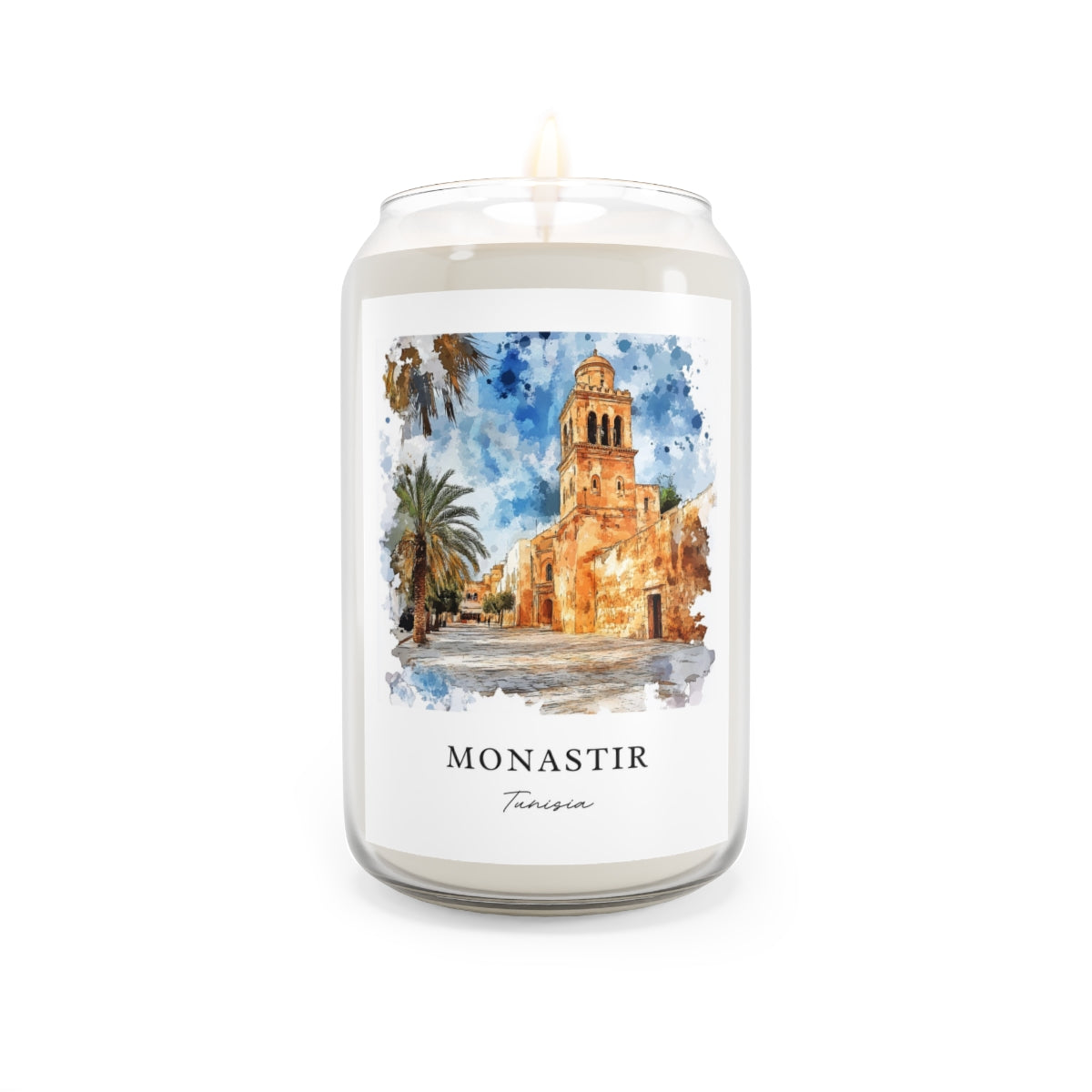 Monastir, Tunisia scented soy candle