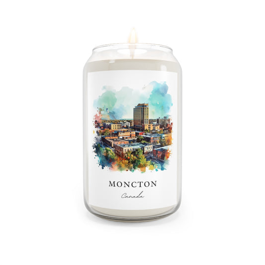 Moncton, Canada scented soy candle