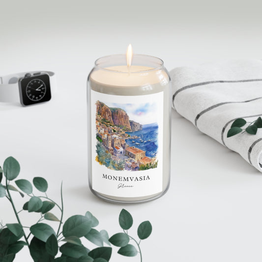 Monemvasia, Greece scented soy candle