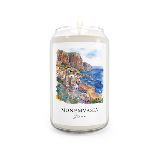 Monemvasia, Greece scented soy candle
