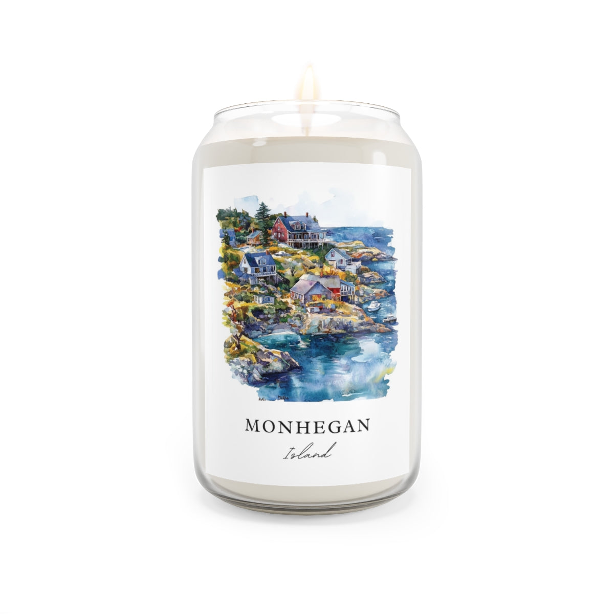 Monhegan, Island scented soy candle