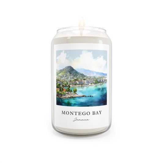 Montego Bay, Jamaica scented soy candle