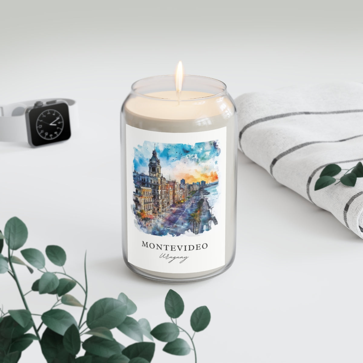 Montevideo, Uruguay scented soy candle