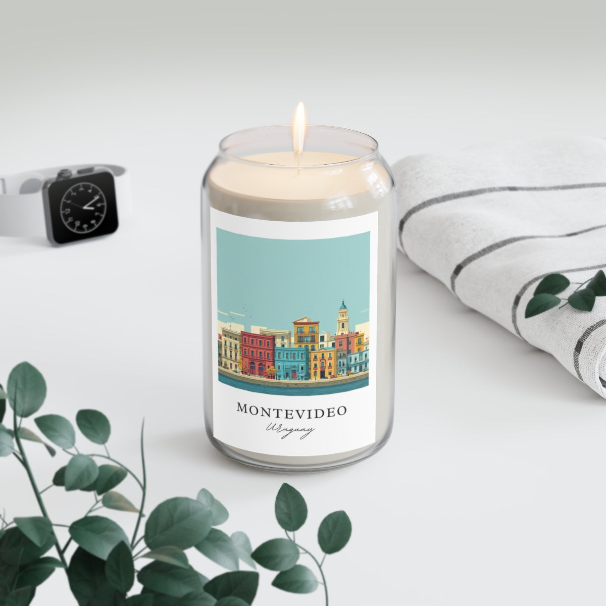 Montevideo, Uruguay scented soy candle