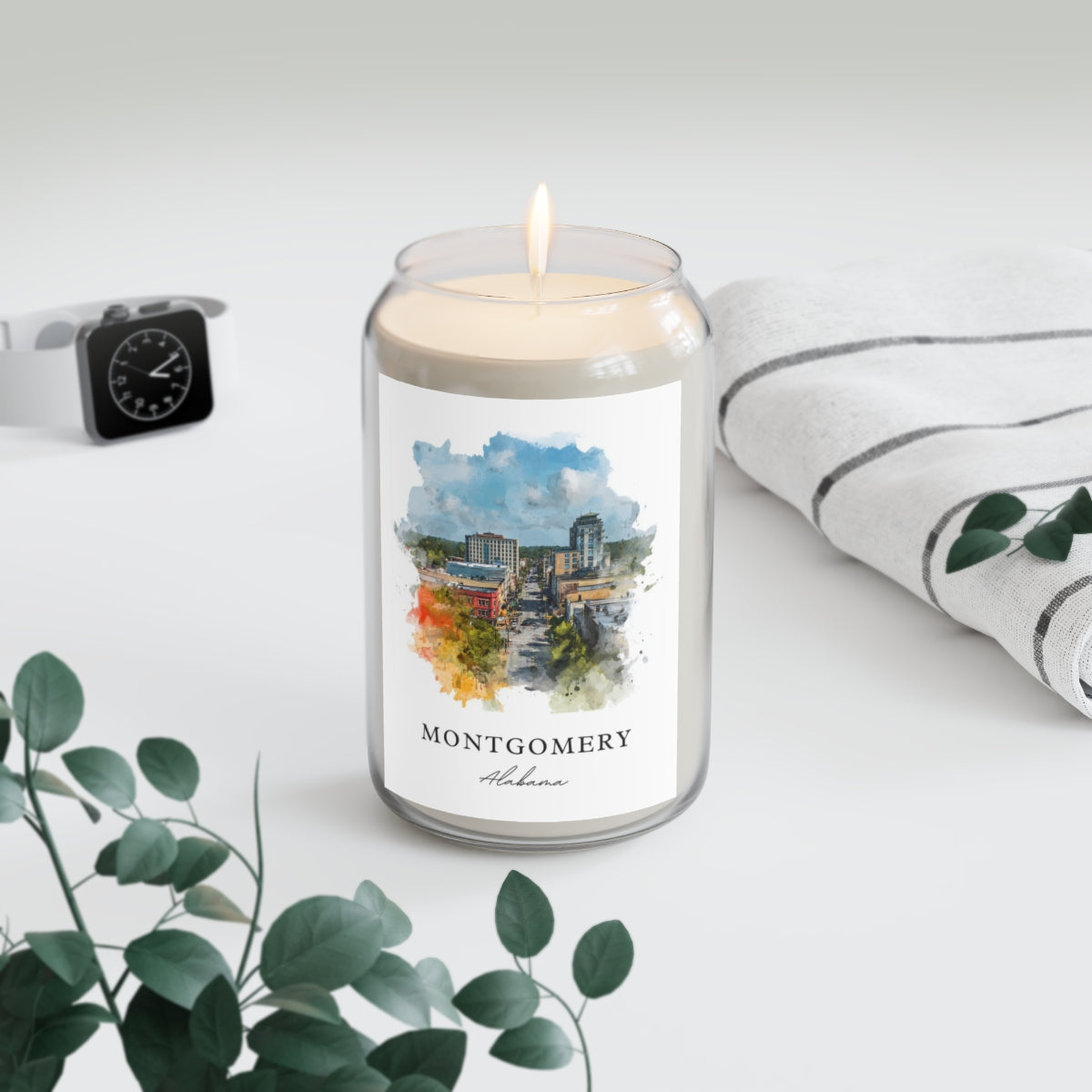 Montgomery, Alabama scented soy candle