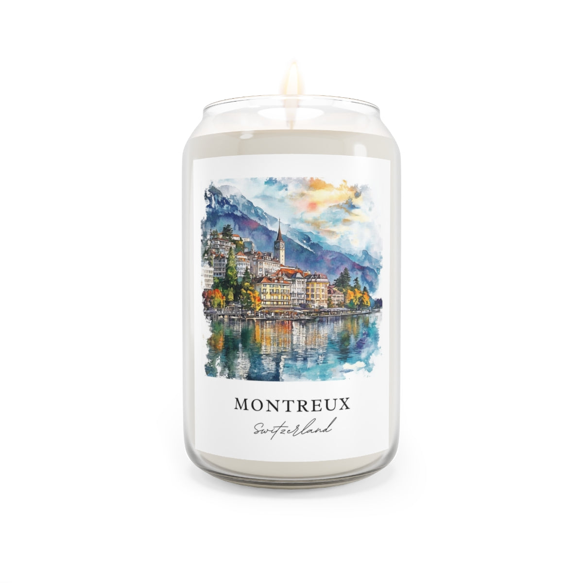 Montreux, Switzerland scented soy candle