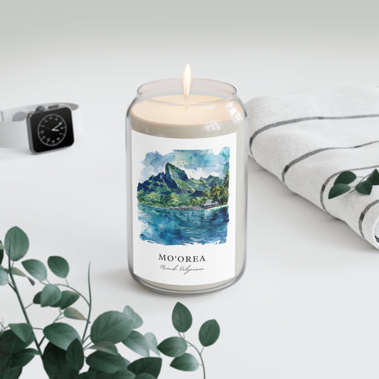 Mo'orea, French Polynesia scented soy candle