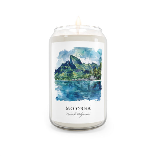 Mo'orea, French Polynesia scented soy candle