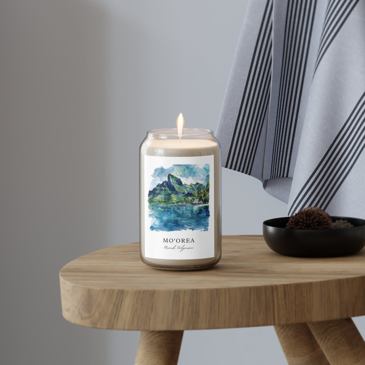 Mo'orea, French Polynesia scented soy candle