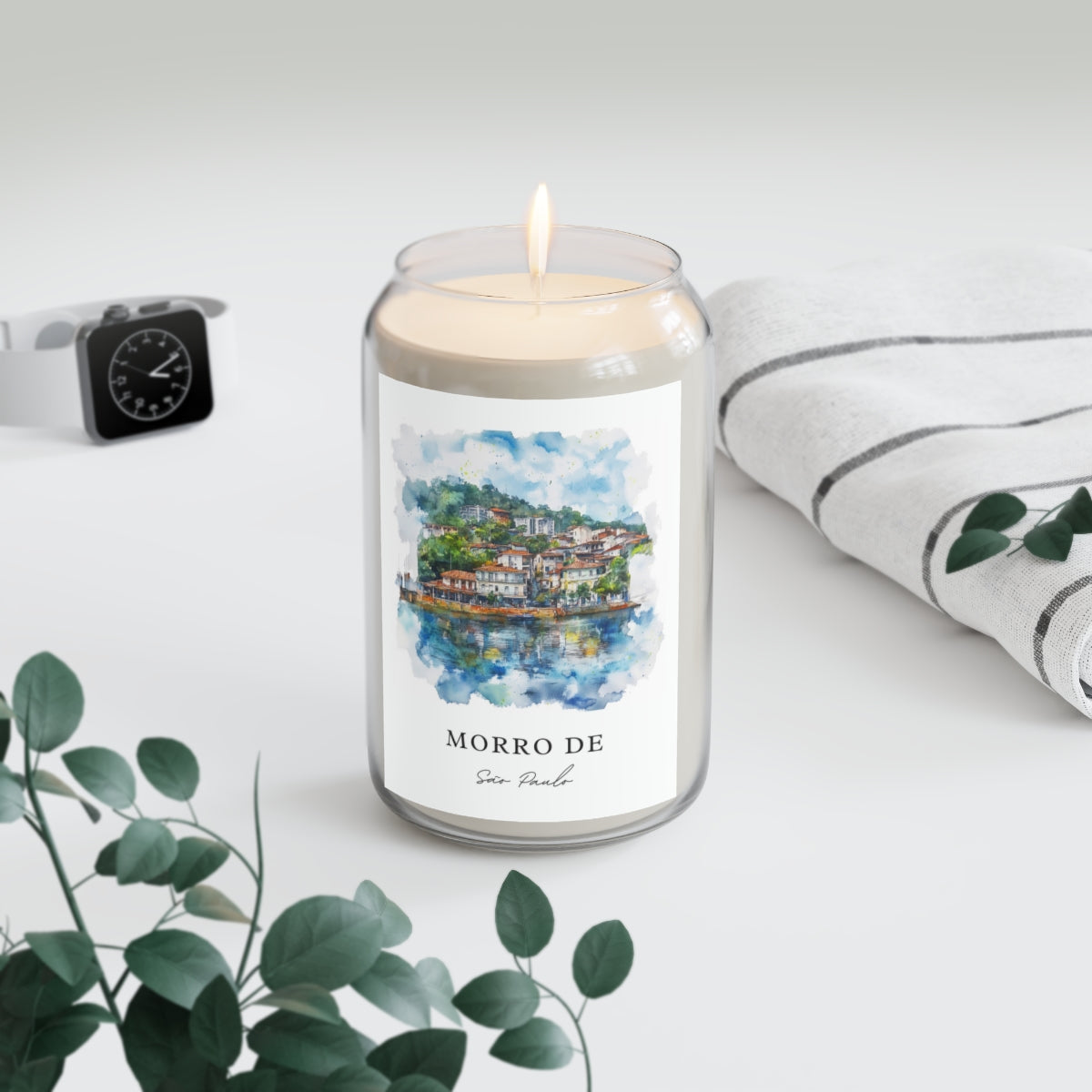 Morro De, São Paulo scented soy candle