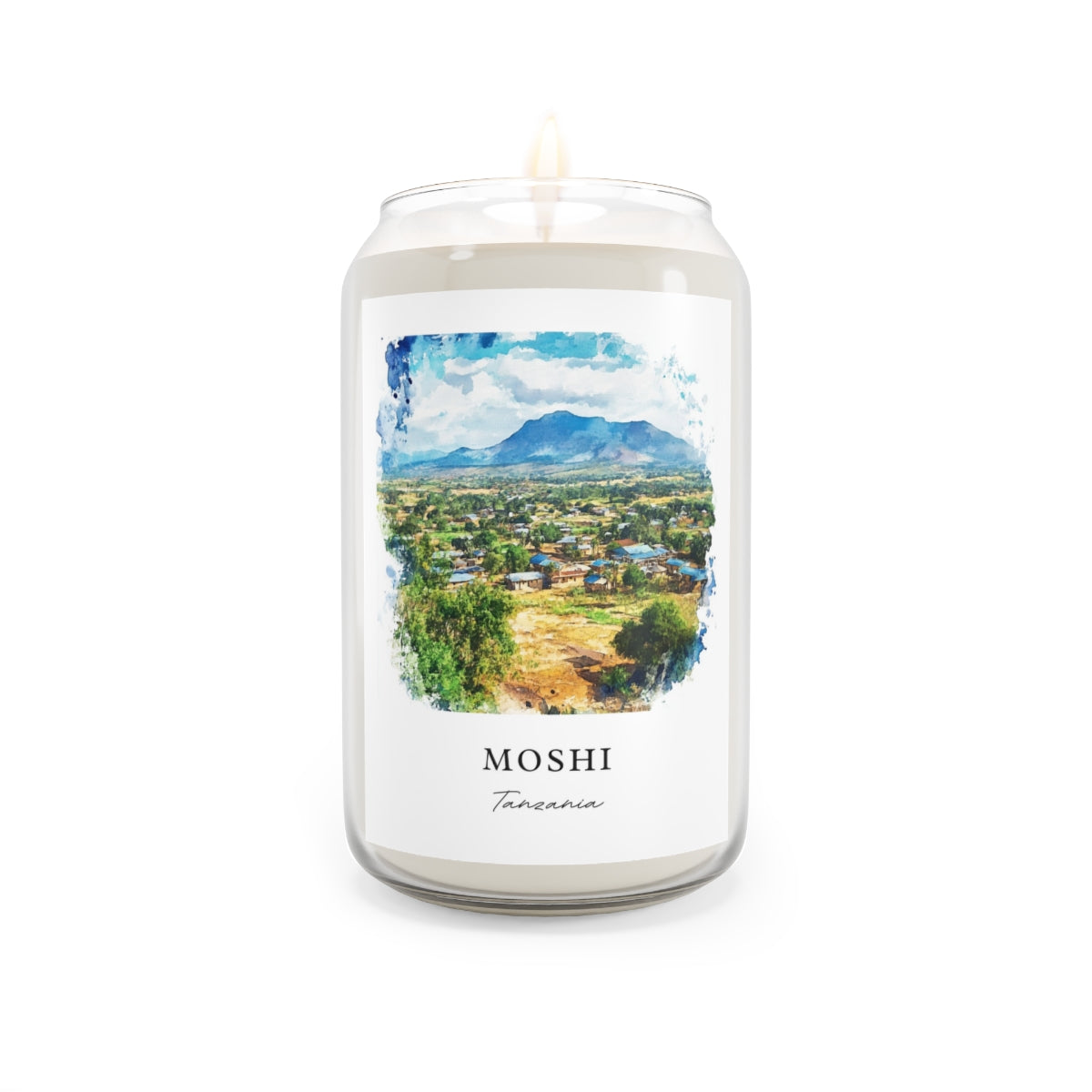 Moshi, Tanzania scented soy candle