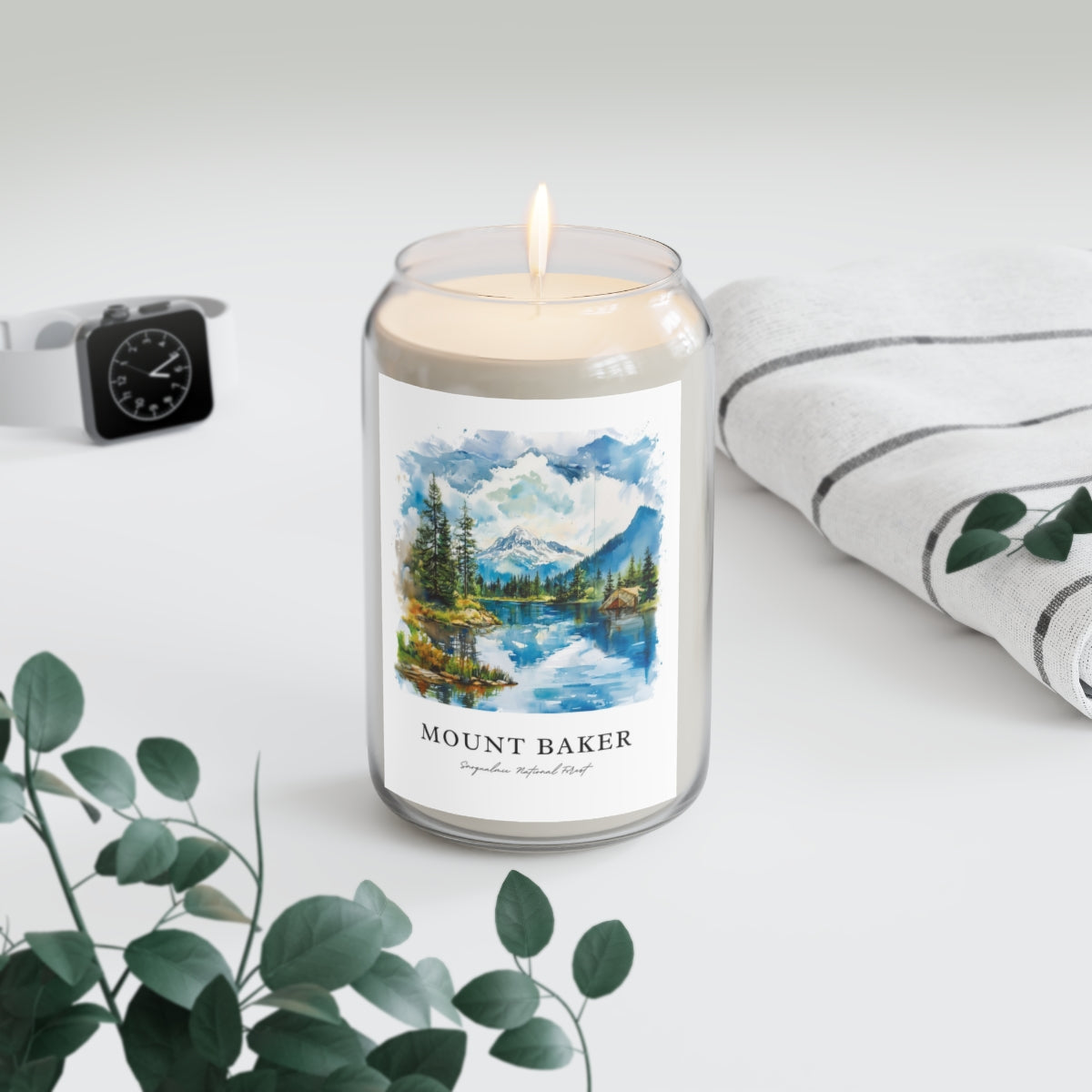 Mount Baker, Snoqualmie National Forest scented soy candle