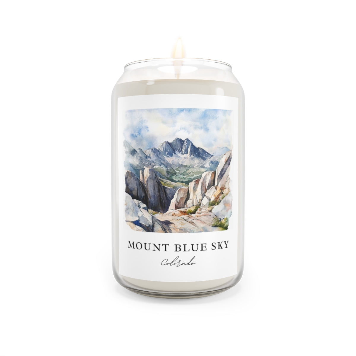 Mount Blue Sky, Colorado scented soy candle