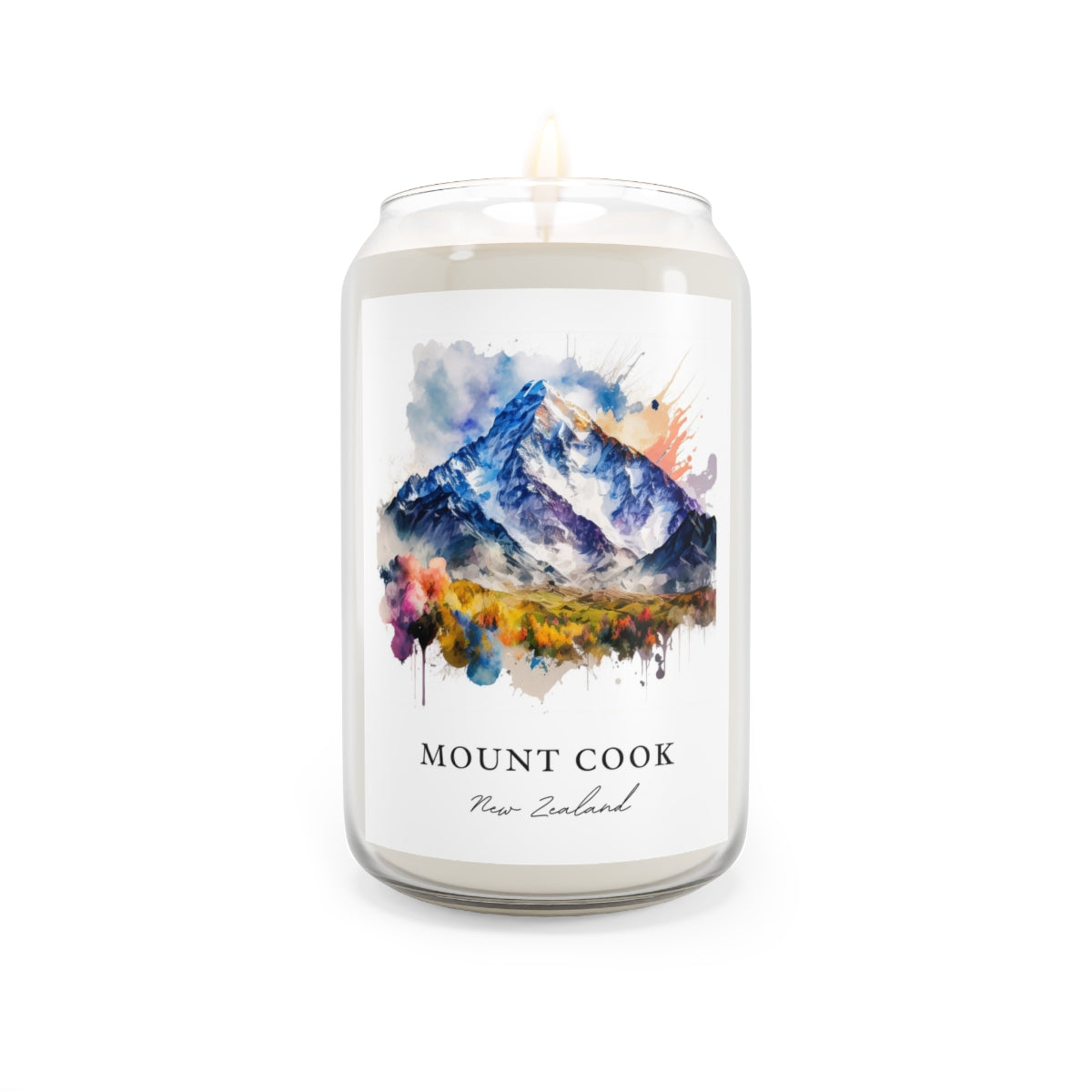 Mount Cook, New Zealand scented soy candle