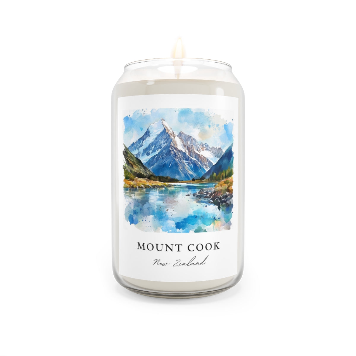 Mount Cook, New Zealand scented soy candle