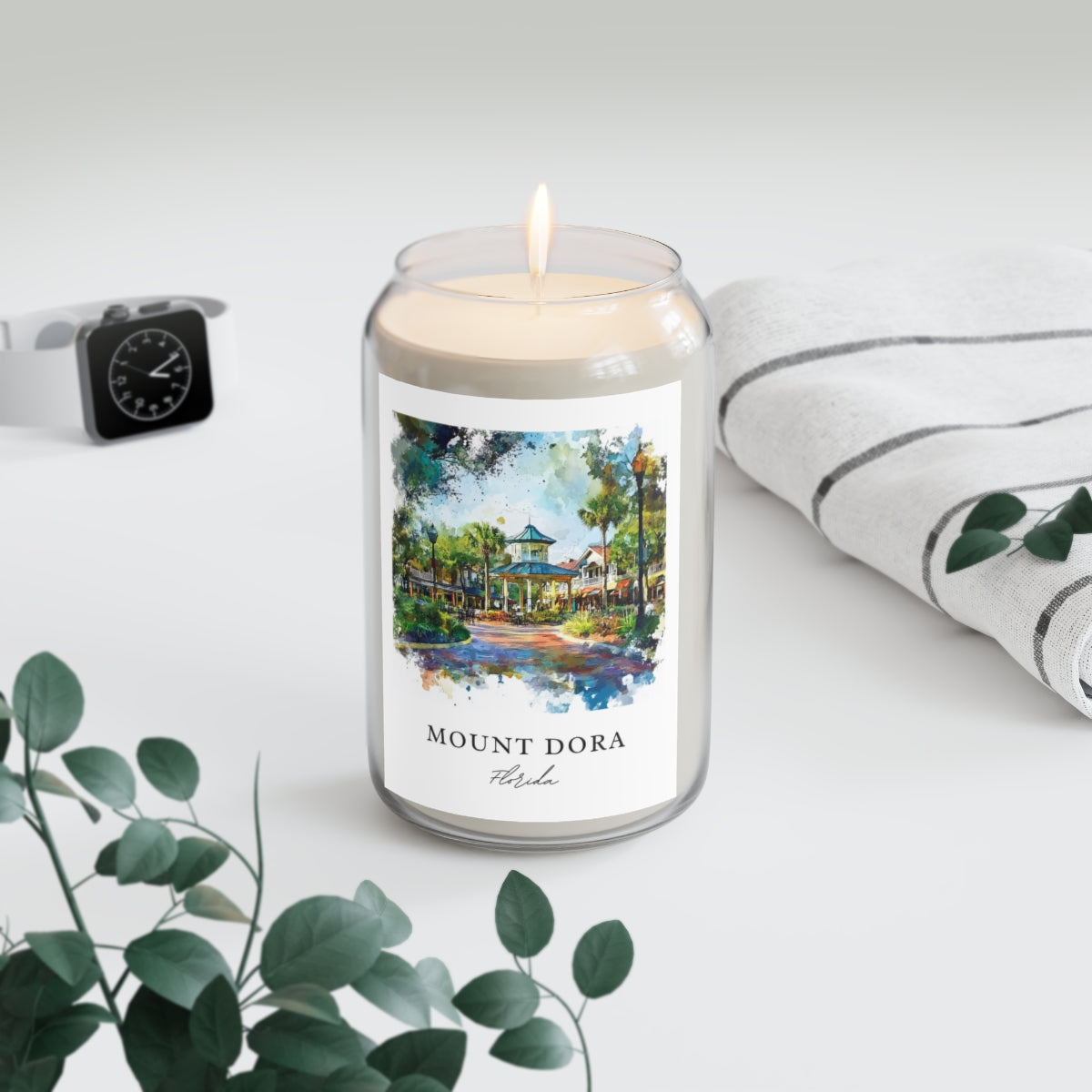 Mount Dora, Florida scented soy candle
