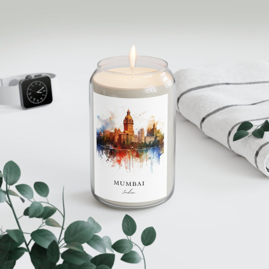 Mumbai, India scented soy candle