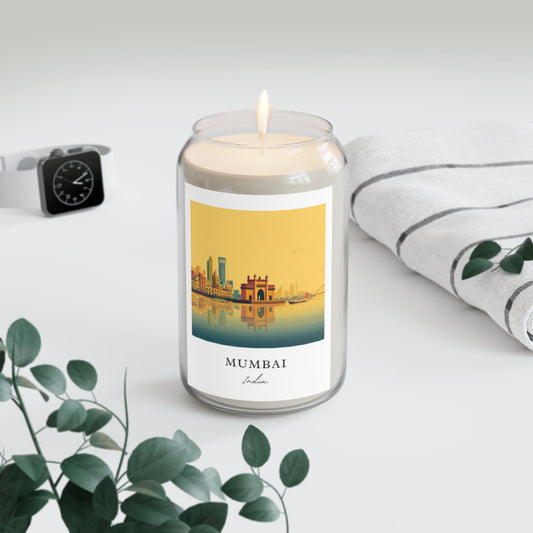 Mumbai, India scented soy candle