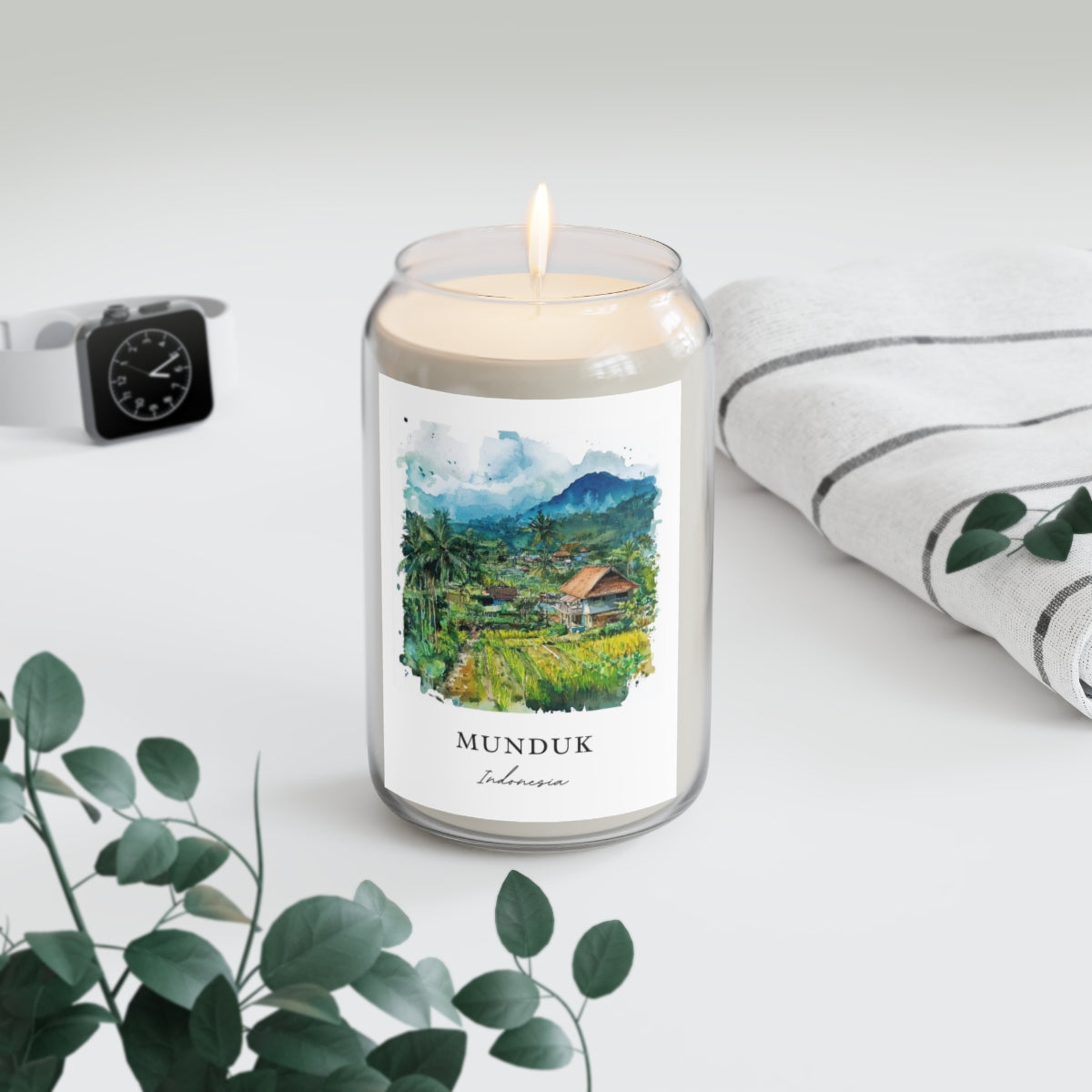 Munduk, Indonesia scented soy candle