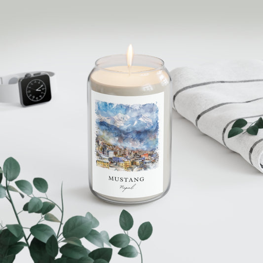Mustang, Nepal scented soy candle