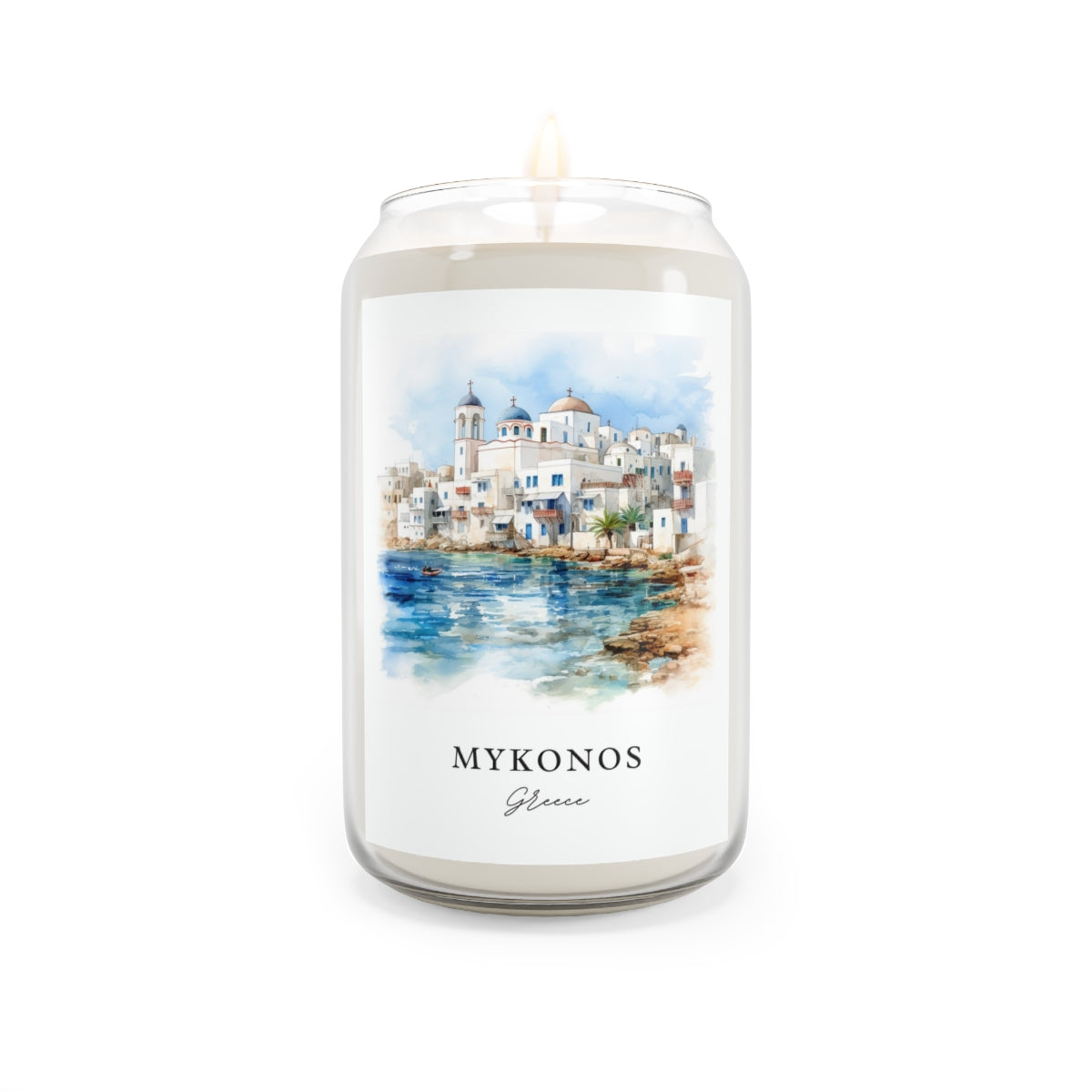 Mykonos, Greece scented soy candle