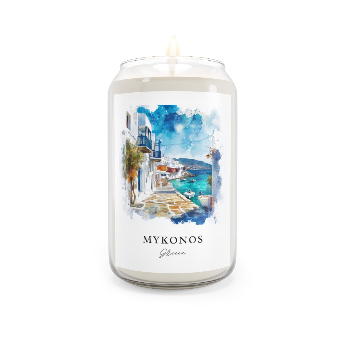 Mykonos, Greece scented soy candle
