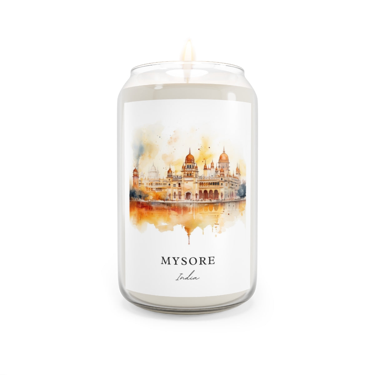 Mysore, India scented soy candle