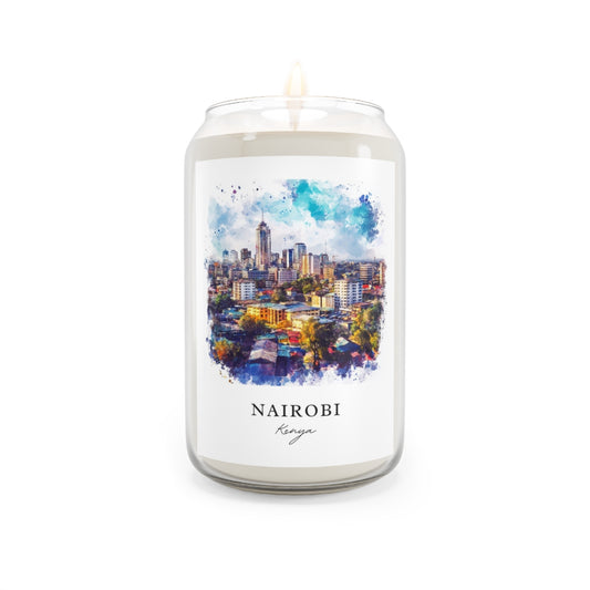 Nairobi, Kenya scented soy candle