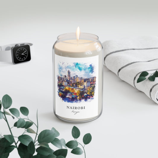 Nairobi, Kenya scented soy candle