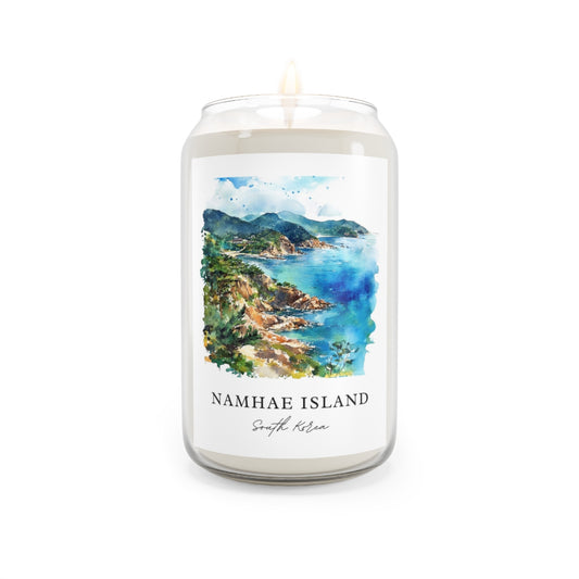 Namhae Island, South Korea scented soy candle