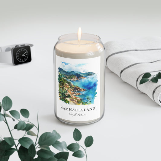 Namhae Island, South Korea scented soy candle